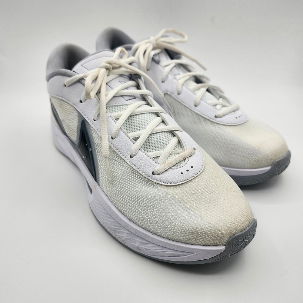 Nike Giannis Freak 6 White Wolf Grey Black Speckled FJ7792-102 Mens 10.5